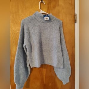 Blue cropped sweater